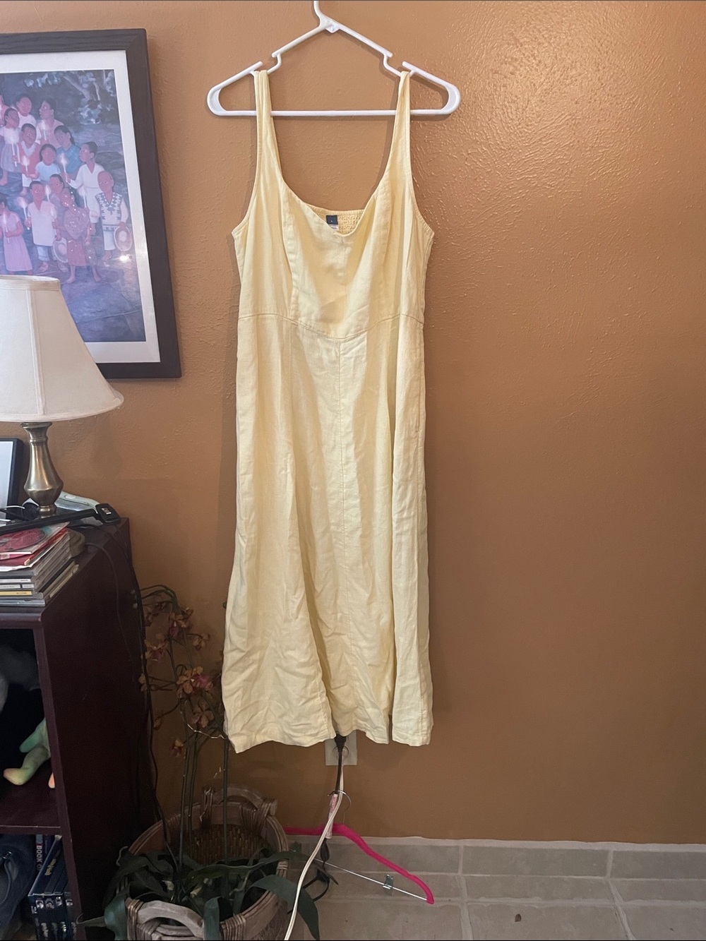 Butter Yellow Sleeveless Slip Dress